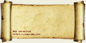 Branko Jočanin vizit kartica